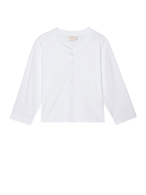 Long Sleeve Henley Quarter Button-up Shirts