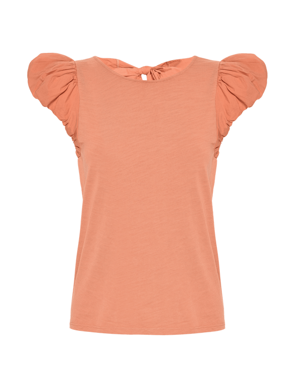 NATION LTD Audra Bubble Sleeve Tee