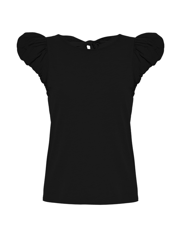 NATION LTD Audra Bubble Sleeve Tee