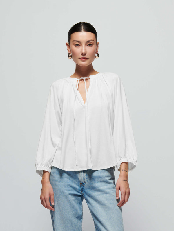 NATION LTD Brylee Peasant Top