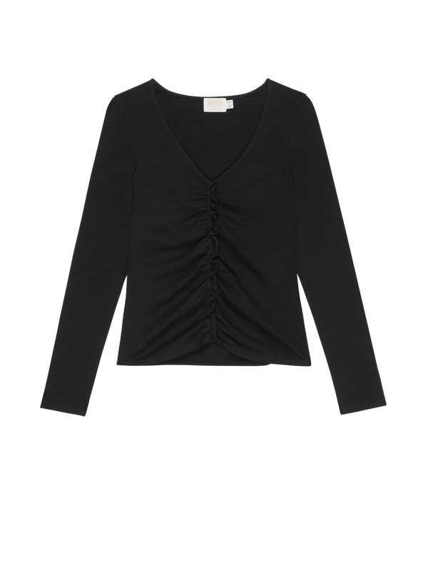 NATION LTD Cambria V-Neck Long Sleeve