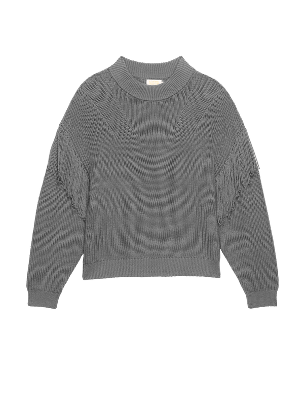 NATION LTD Carine Fringed Sweater