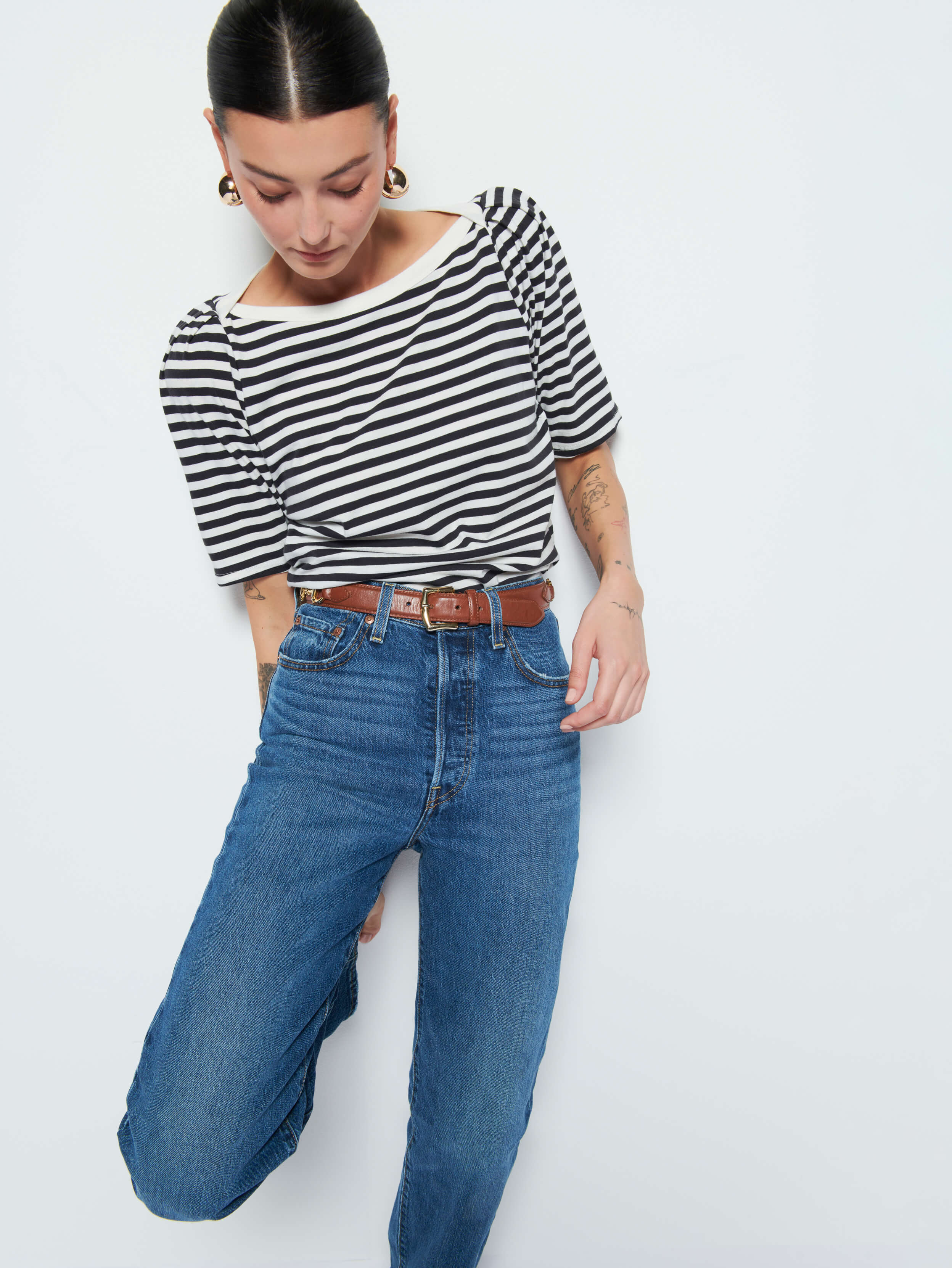 Deana Tee - City Stripe | Nation Los Angeles