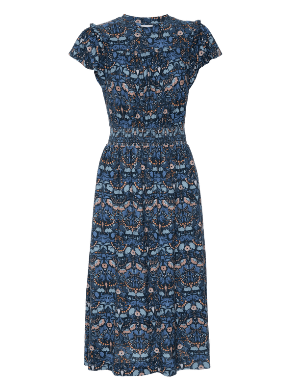 NATION LTD Delia Ruffled Midi Dress