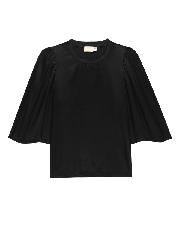 Donna Bell Sleeve Top - Black | NATION LTD