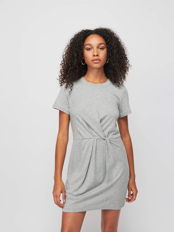 NATION LTD Fortuna Twisted T-Shirt Dress