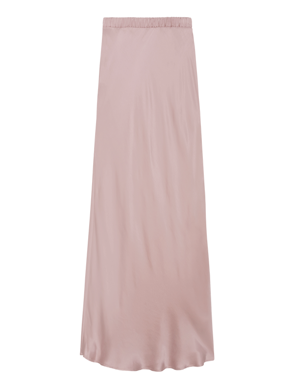 NATION LTD Gaia Bias Cut Satin Maxi Skirt