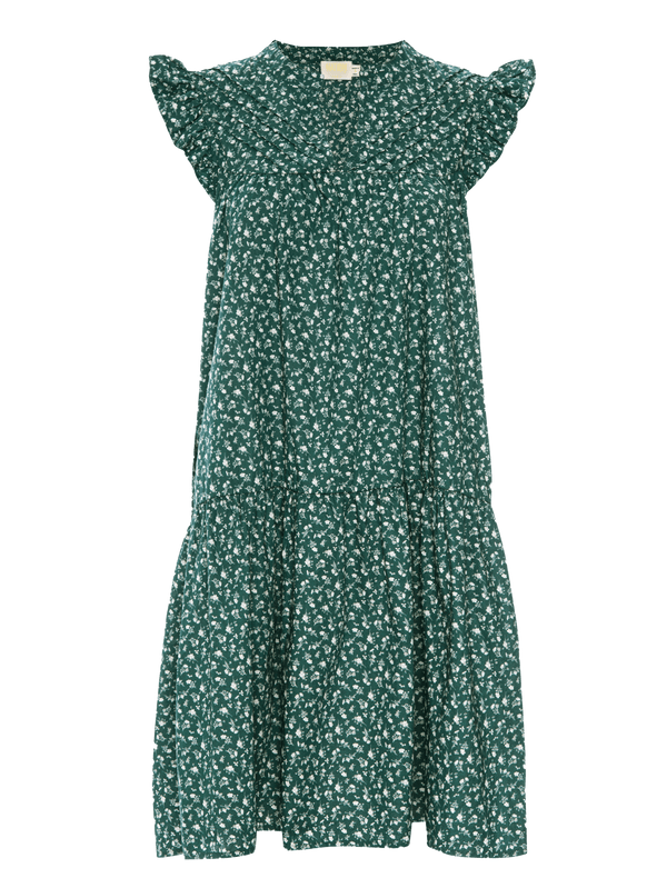 NATION LTD Jasmine A-Line Ruffle Mini Dress