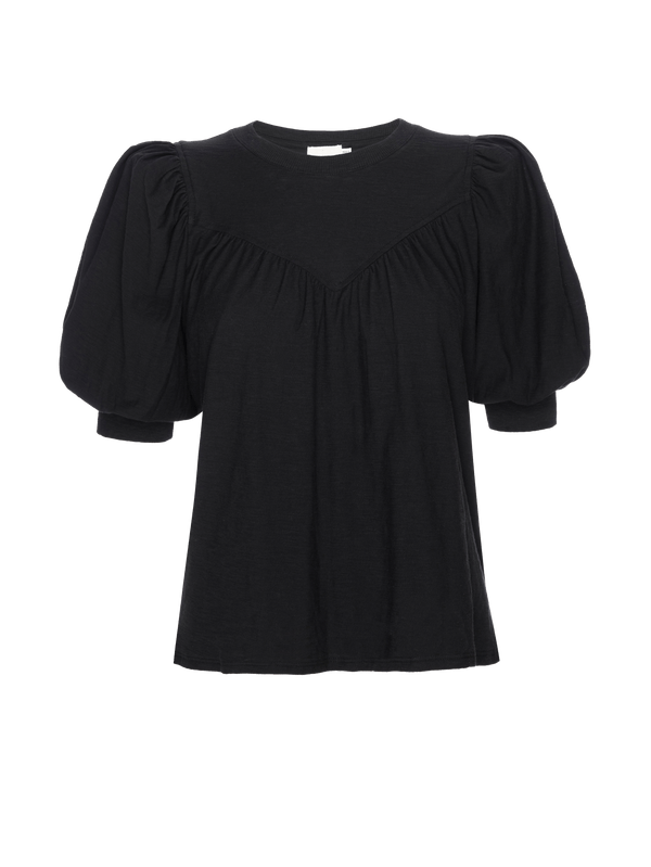 Journey Feminine Yoked Tee - Jet Black | NATION LTD