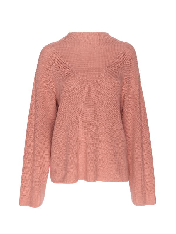 NATION LTD Julian Relaxed Funnel Neck Sweater