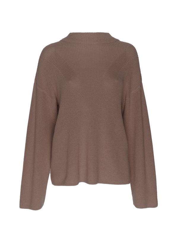 NATION LTD Julian Relaxed Funnel Neck Sweater