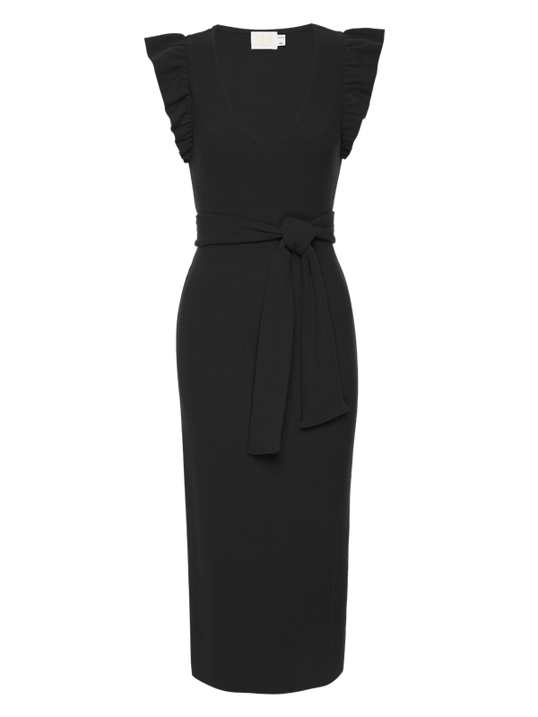 NATION LTD Oriana Ruffled Sash Dress