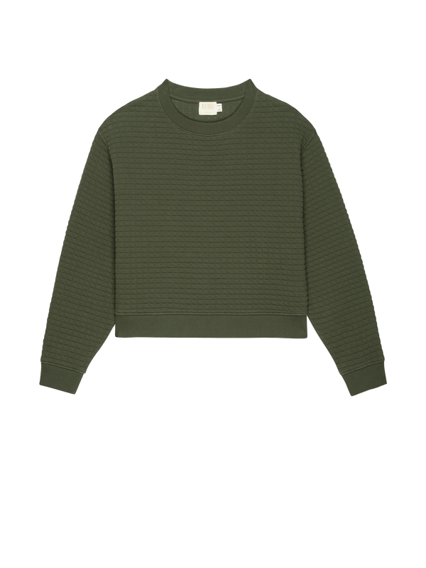 NATION LTD Ozzie Quilted Sweatshirt