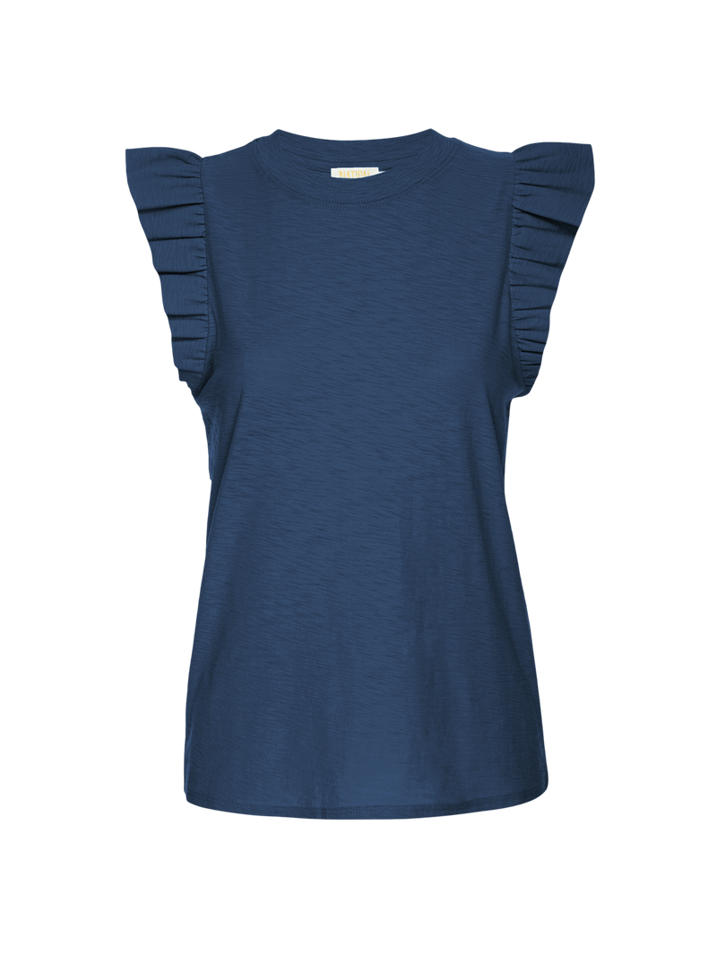 Ruffle Paulette Tank Top | NATION LTD