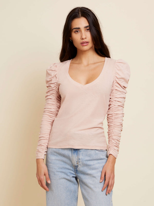 Womens Zuri Turtleneck Melange Taupe at AG Jeans Official Store