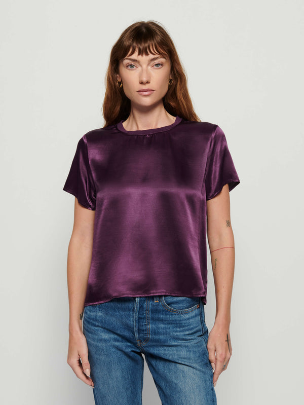 NATION LTD Marie Boxy Crop Top