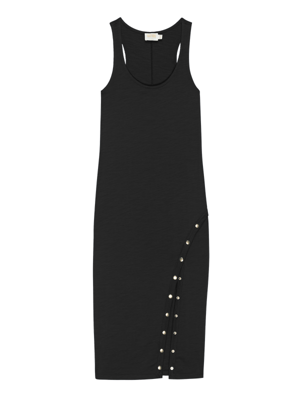 NATION LTD Sevan Dress with Button Detail