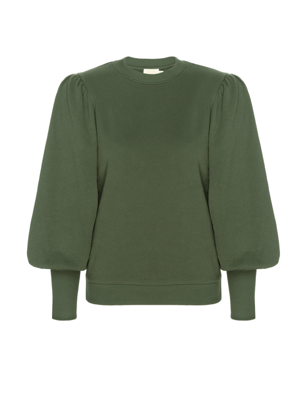 NATION LTD Taylor Exaggerated Cuff Sweatshirt