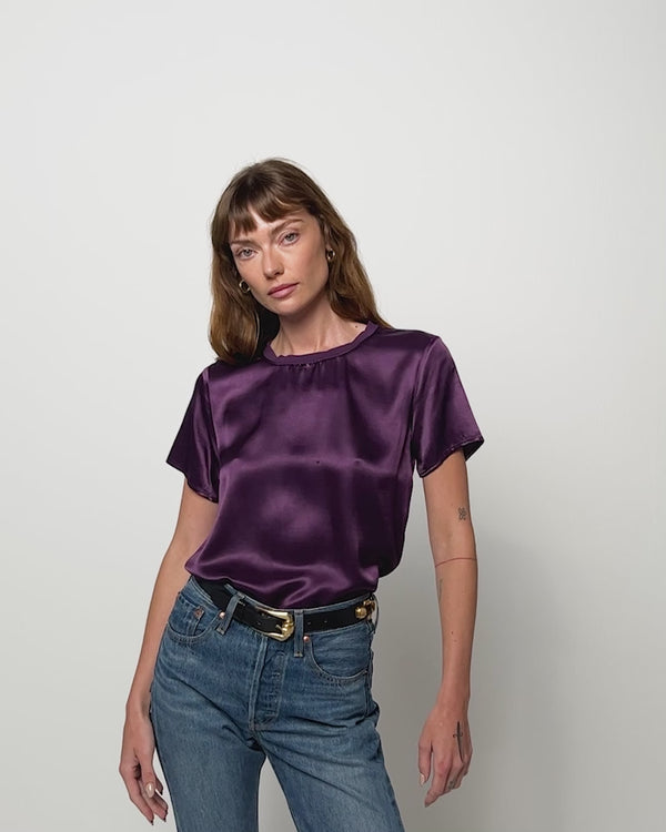 NATION LTD Marie Boxy Crop Top