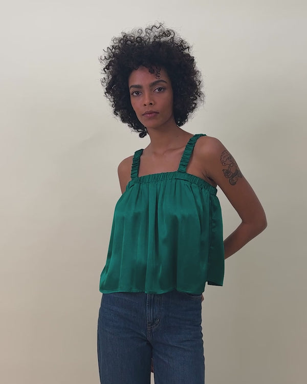 NATION LTD Rivka Tank W/ Elastic Detail