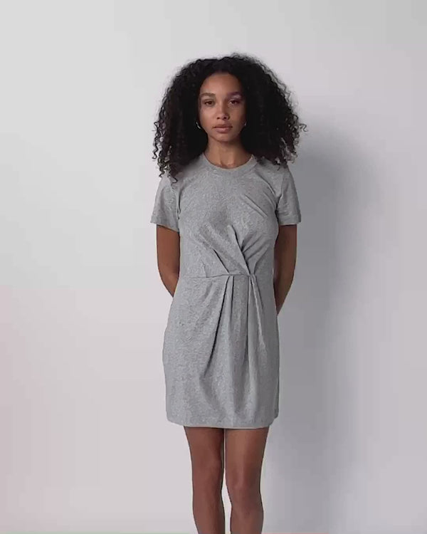 NATION LTD Fortuna Twisted T-Shirt Dress