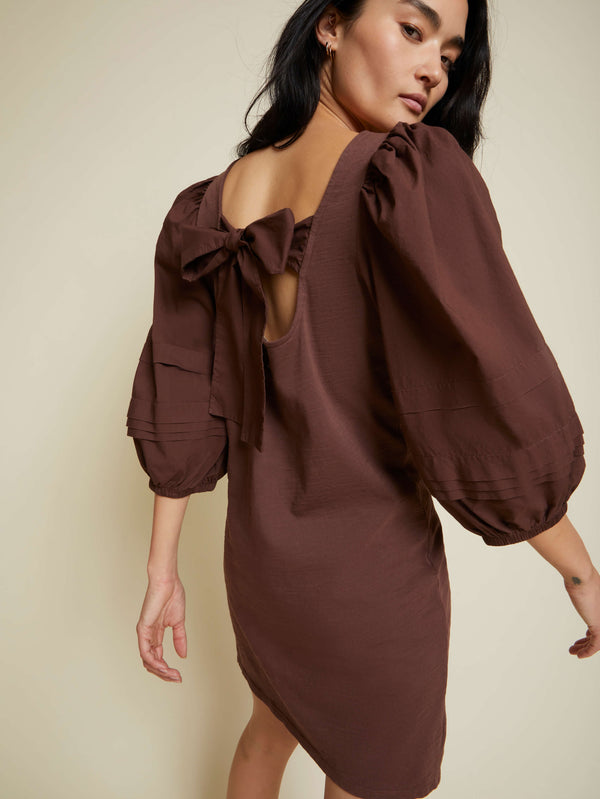 Calissa Puff Sleeve Mini Dress | NATION LTD