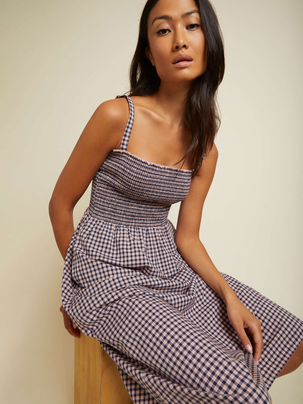 Buttercup Gingham Tie-back Dress XS/S