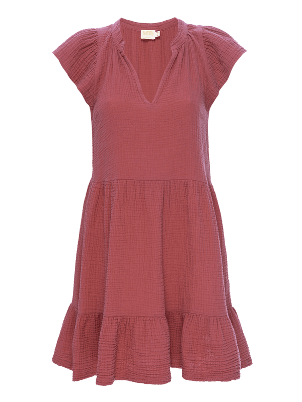 NATION LTD Padma Ruffle Mini Dress