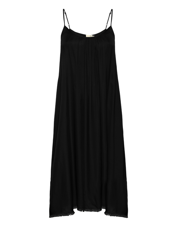NATION LTD Adele Sateen Oversize Trapeze Midi Dress