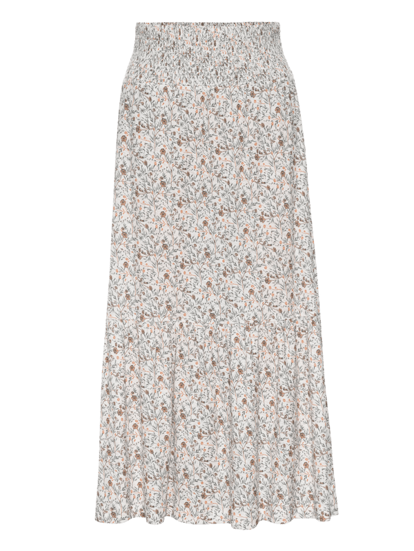 NATION LTD Yasmine Floral Ruched Floral Midi Skirt